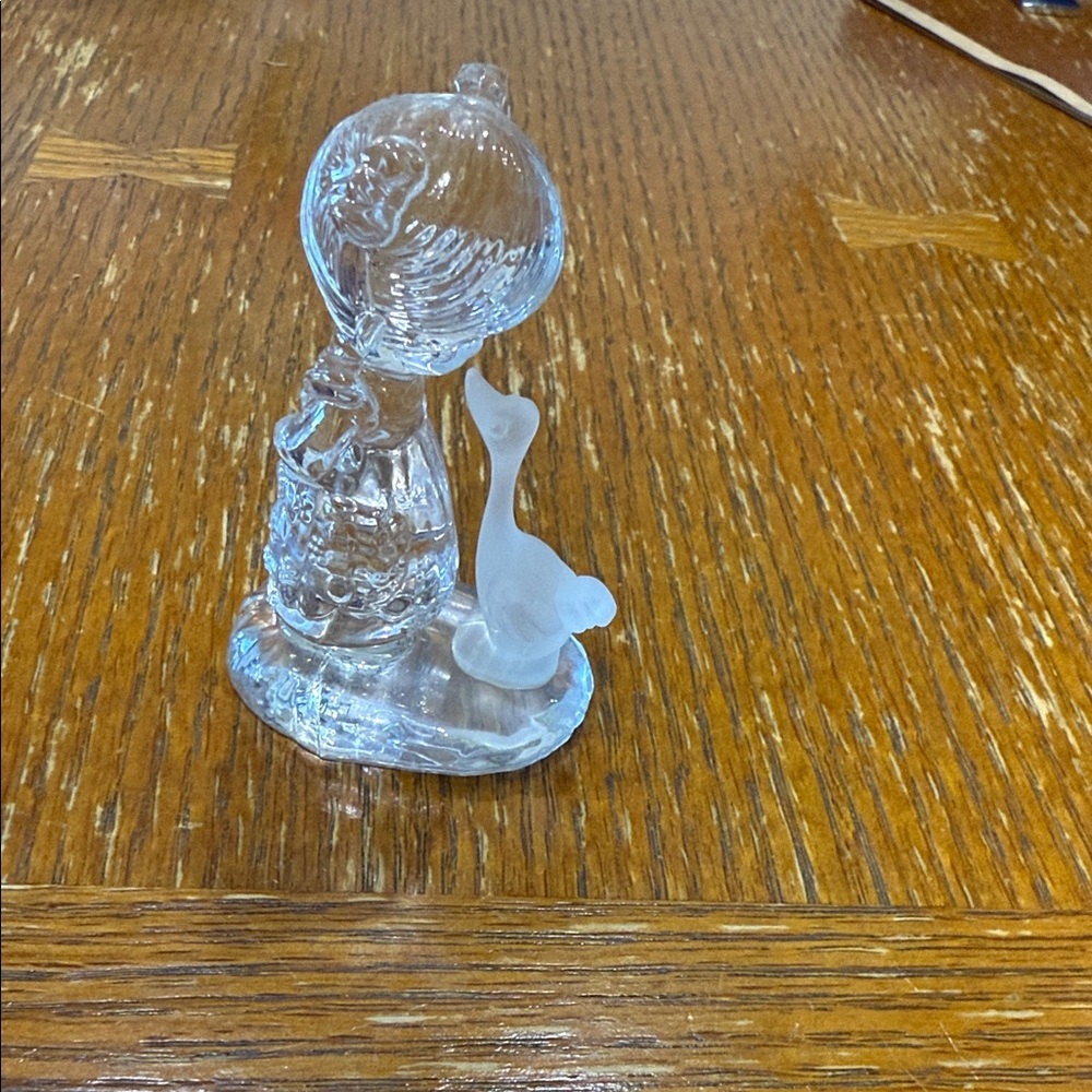 Elegant Clear Glass Figurine